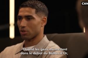 阿什拉夫：我配得上金球奖，后场球员有这样的表现比前锋更配得上