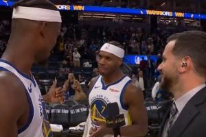 🤣巴特勒受邀场边采访 希尔德上前嘲讽：他们怎么选你啊？